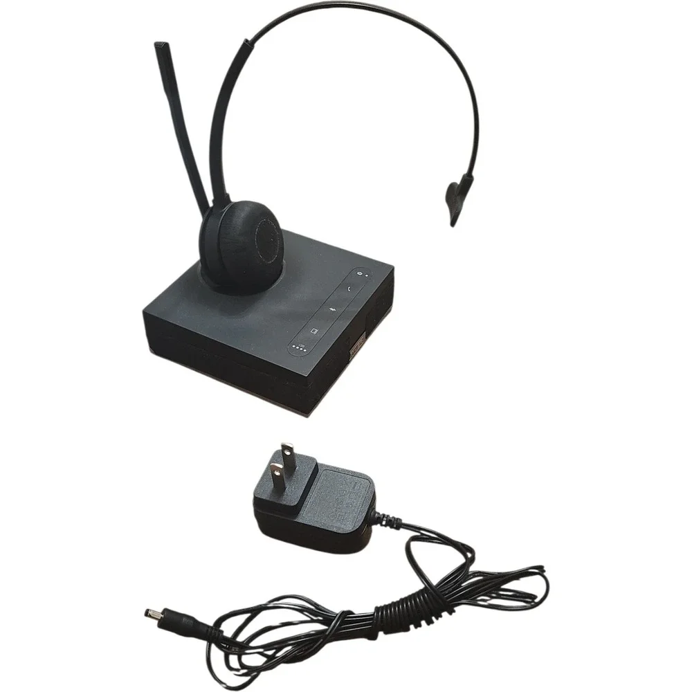 Leitner LH670 Wireless‎ Office Headset Single Ear Noise Canceling Bluetooth Base